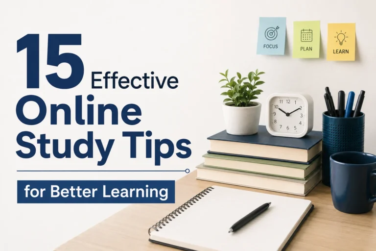 15 Effective Online Study Tips for Better Learning