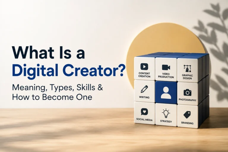 What Is a Digital Creator? Meaning, Types, Skills & How to Become One